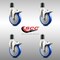 Service Caster 5 Inch 316SS Blue Poly Swivel 1-3/4 Inch Expanding Stem Caster Set Lock Brake SCC-SS316TTLEX20S514-PPUB-BLUE-134-4 - alternate 4